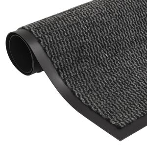 vidaXL Fu&szlig;matte getuftet 60x150 cm Anthrazit