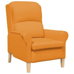 vidaXL Sessel Dunkelgelb Stoff