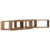 vidaXL Wandregale 4 stk. Altholz 80 x 15 x 26 cm Holzwerkstoff