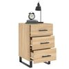 vidaXL Nachttisch Sonoma-Eiche 40x40x66 cm Holzwerkstoff