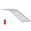 vidaXL Motorradrampe 680 kg Silber 680 kg Aluminium