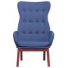 vidaXL Relaxsessel Blau Stoff