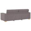 vidaXL Sofa 3 pcs Taupe 220 x 80 x 84 cm Leinenmischgewebe