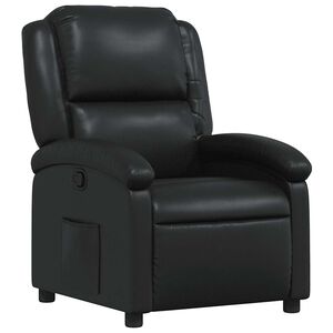 vidaXL Relaxsessel Schwarz Kunstleder