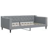 vidaXL Tagesbett Hellgrau 90x190 cm Stoff