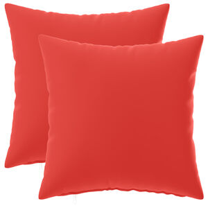 vidaXL Kissenbezug 2 pcs HEERLEN Rot 30 x 30 cm Polyester