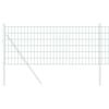 vidaXL Eurozaun Grün 0,8 x 25 m PVC-beschichtetes Eisen