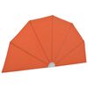 vidaXL Faltbarer Terrassen-Seitenfächer Terracotta-Rot 200 cm