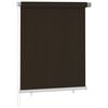 vidaXL Au&szlig;enrollo 125 (B) x 140 (H) cm Braun