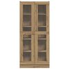 vidaXL Highboard Artisan-Eiche 82,5x30,5x185 cm Holzwerkstoff