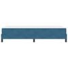 vidaXL Boxspringbett mit Matratze Dunkelblau 90 x 200 cm Stoff
