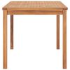vidaXL 7-teiliges Garten-Ess-Set 140 x 80 cm Massivholz Teak