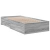 vidaXL Bettgestell mit Schubladen Grau Sonoma 90x190 cm Holzwerkstoff