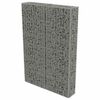vidaXL Gabionenwand mit Abdeckung Verzinkter Stahl 100&times;20&times;150 cm