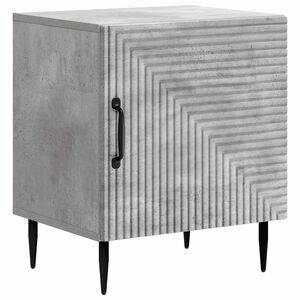 vidaXL Nachttisch Betongrau 43 x 34,5 x 50 cm Holzwerkstoff