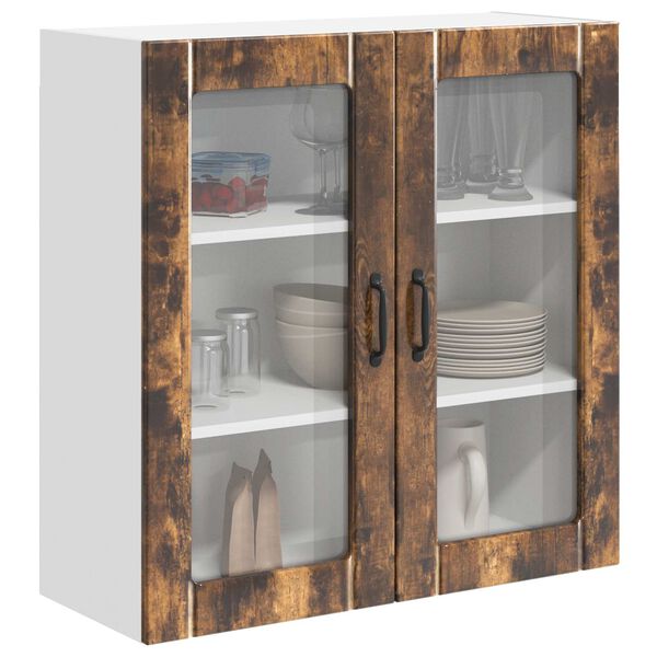 vidaXL K&uuml;chenschrank Ger&auml;ucherte Eiche 80 x 31 x 80 cm Holzwerkstoff