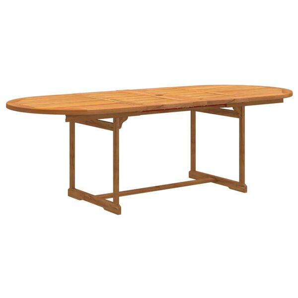 vidaXL 9-tlg. Garten-Essgruppe Massivholz Akazie und Textilene