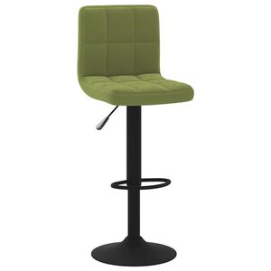vidaXL Barhocker Hellgr&uuml;n Samt