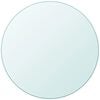 vidaXL Tischplatte aus gehärtetem Glas rund 900 mm