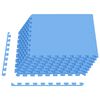 vidaXL Pool Bodenschutzmatte 24 stk. Blau 8,64 m&sup2; EVA-Schaum