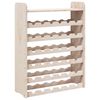 vidaXL Weinregal mit Oberplatte 67,5x25x87 cm Massivholz Kiefer
