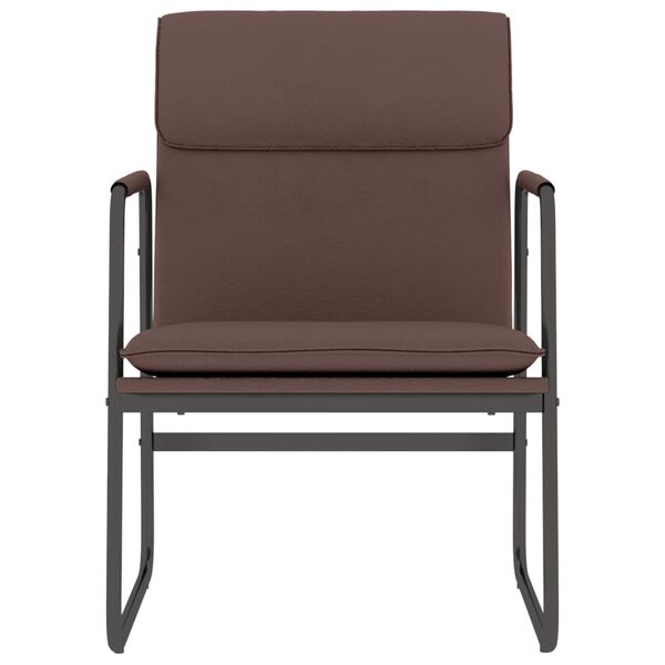 vidaXL Loungesessel Braun 55x64x80 cm Kunstleder