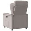 vidaXL Relaxsessel Taupe Stoff