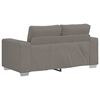 vidaXL Zweisitzer-Sofa Hellgrau 120 cm Cordstoff