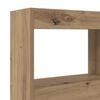 vidaXL Kopfteil Artisan-Eiche 120 x 17 x 102 cm Holzwerkstoff