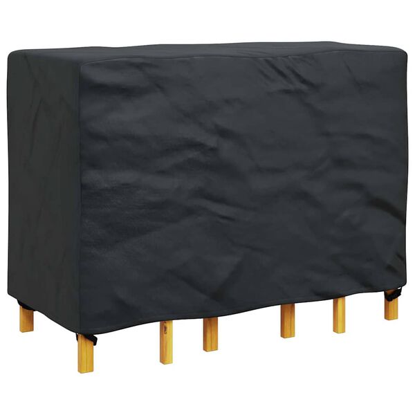 vidaXL M&ouml;belbezug Uni Schwarz 140 x 70 x 90 cm 600D