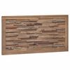 vidaXL Bettkopfteil Natur Massivholz Teak
