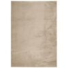 vidaXL Teppich HUARTE Kurzflor Weich und Waschbar Sandfarben 160x230cm