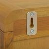 vidaXL Wand-Badschrank 25x25x100 cm Massivholz Teak