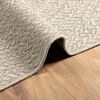 vidaXL Teppich ZIZUR Creme 160x230 cm Jute-Optik Indoor und Outdoor
