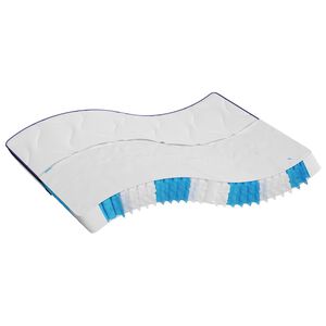 vidaXL Matratze Taschenfederkern Mittelfest 200x200 cm