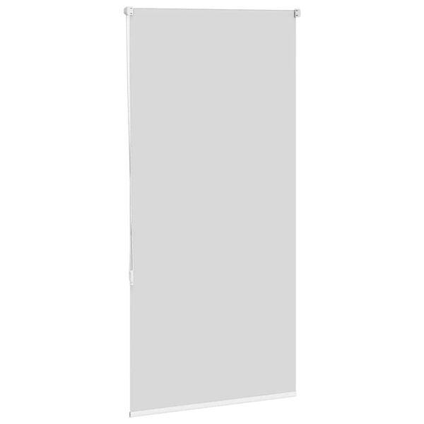 vidaXL Verdunkelungsrollo Wei&szlig; 85x130cm Stoffbreite 80,7 cm Polyester