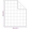 vidaXL Winterbettdecke Wei&szlig; 240 x 200 cm Feder