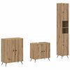 vidaXL 3-teiliges Badezimmer-Schranksystem BREDA Artisan-Eiche