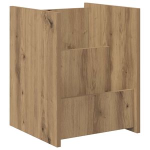 vidaXL Magazinregal Artisan-Eiche 35 x 35 x 45 cm Holzwerkstoff