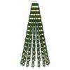 vidaXL LED-Weihnachtsbaum 150 cm 240 LEDs Warmes Wei&szlig; Stahl Gr&uuml;n