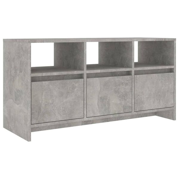 vidaXL TV-Schrank Betongrau 102x37,5x52,5 cm Holzwerkstoff