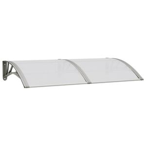 vidaXL T&uuml;rvordach Grau 150x75 cm Polycarbonat