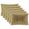 vidaXL Kissenbezug 6 pcs HEERLEN Hellgr&uuml;n 50 x 80 cm PV Fleece