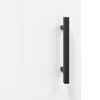 vidaXL Highboard Hochglanz-Weiß 34,5x34x180 cm Holzwerkstoff