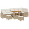 vidaXL Garten-Sofa-Set 9 stk. 8-Sitzanzahl Beige und Creme