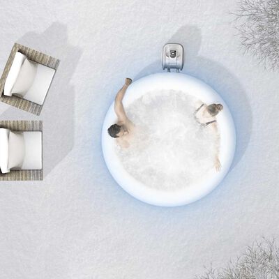 Bestway Lay-Z-Spa Aufblasbarer Whirlpool Hollywood AirJet 196x66 
