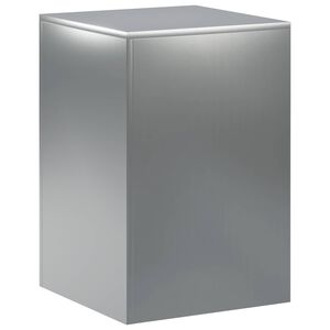 vidaXL Pflanzenst&auml;nder Silber 40 x 40 x 60 cm Stahl