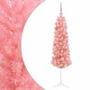 vidaXL K&uuml;nstlicher schmaler Weihnachtsbaum mit Kugel 150 cm 150 LEDs