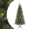 vidaXL K&uuml;nstlicher Weihnachtsbaum Gr&uuml;n 180 cm PE und PVC