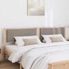 vidaXL Kopfteil Sonstiges Braun 200 cm Massivholz Kiefer
